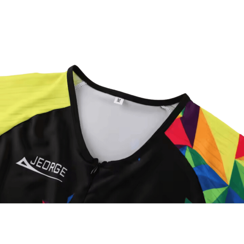 Load image into Gallery viewer, JEORGE Men Trisuit, Competitor Triathlon Short Sleeve Aero Tri Suit. - JeorgeSports
