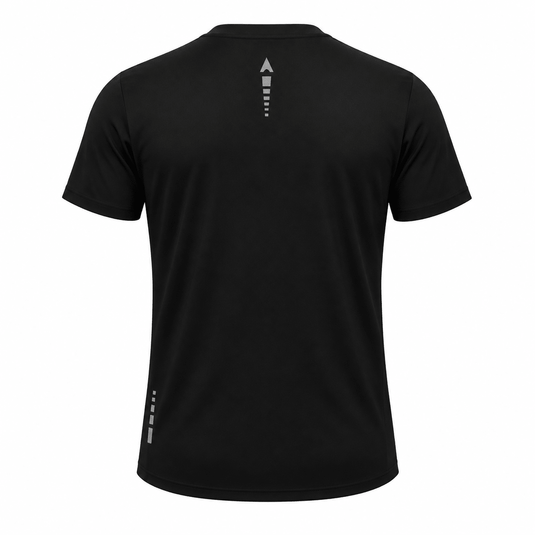 JEORGE Men’s Short Sleeve Running Shirt – Black - JeorgeSports