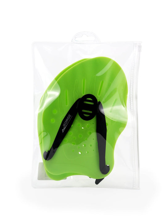 JEORGE Original Contour Swim Paddles, Swim Training Hand Paddles with Adjustable Straps, Swimming Hand Paddles