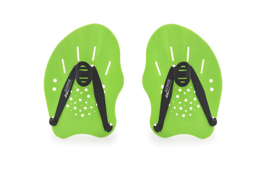 JEORGE Original Contour Swim Paddles, Swim Training Hand Paddles with Adjustable Straps, Swimming Hand Paddles for Women and Men. - JeorgeSports