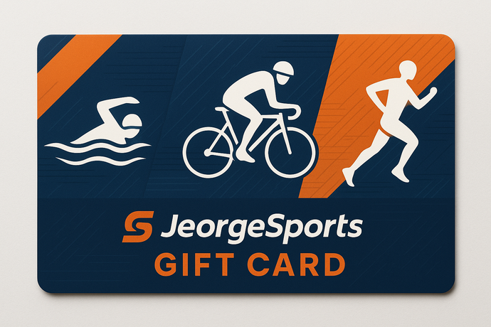 jeorge sports gift card (swim bike run)