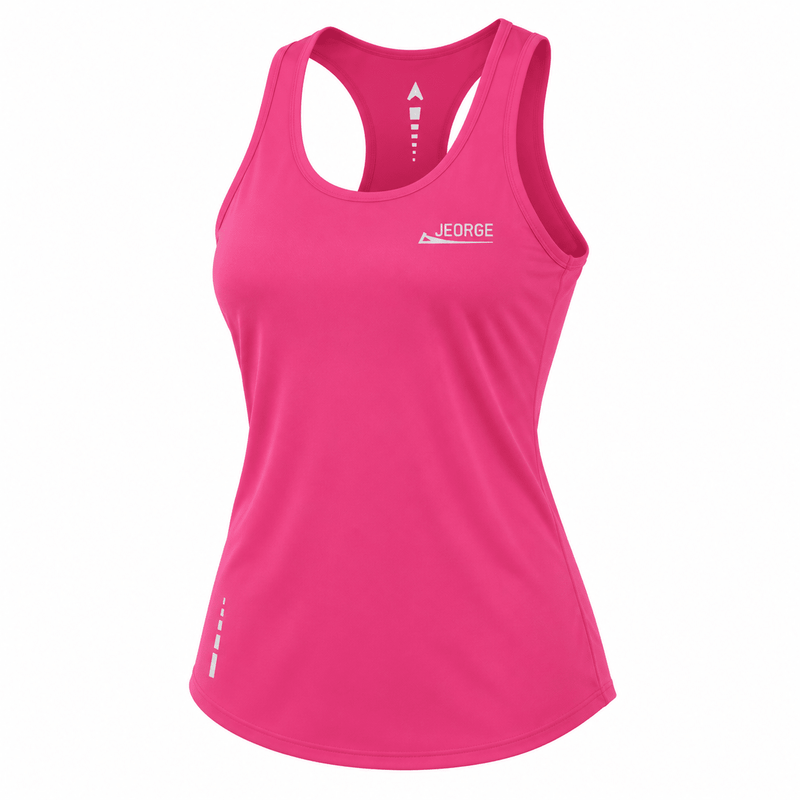 Load image into Gallery viewer, JEORGE Women’s Running Singlet – Pink - JeorgeSports
