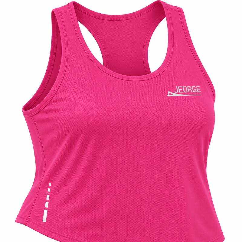 Load image into Gallery viewer, JEORGE Women’s Running Singlet – Pink - JeorgeSports
