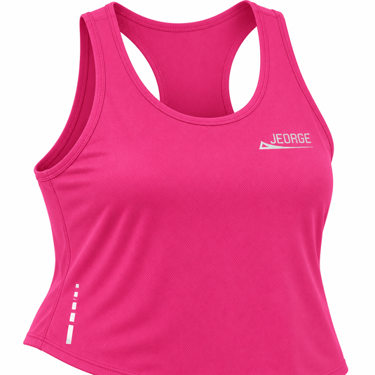 JEORGE Women’s Running Singlet – Pink - JeorgeSports