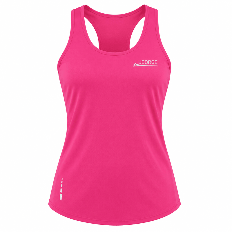 Load image into Gallery viewer, JEORGE Women’s Running Singlet – Pink - JeorgeSports
