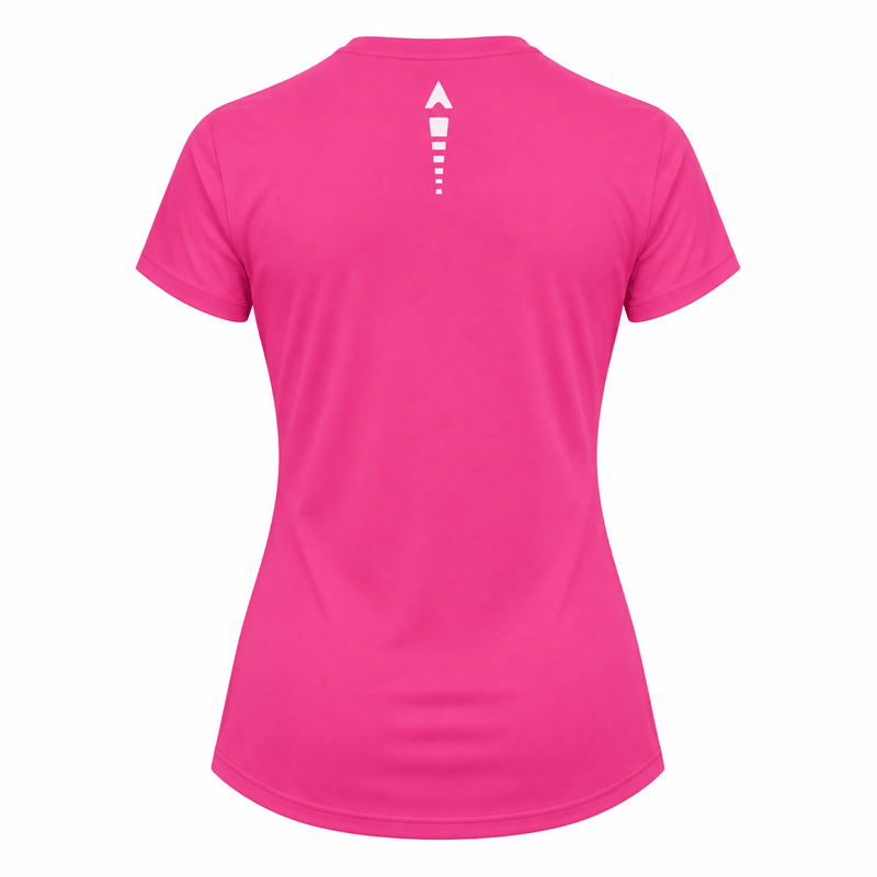 Load image into Gallery viewer, JEORGE Women’s Short Sleeve Running Shirt – Pink - JeorgeSports
