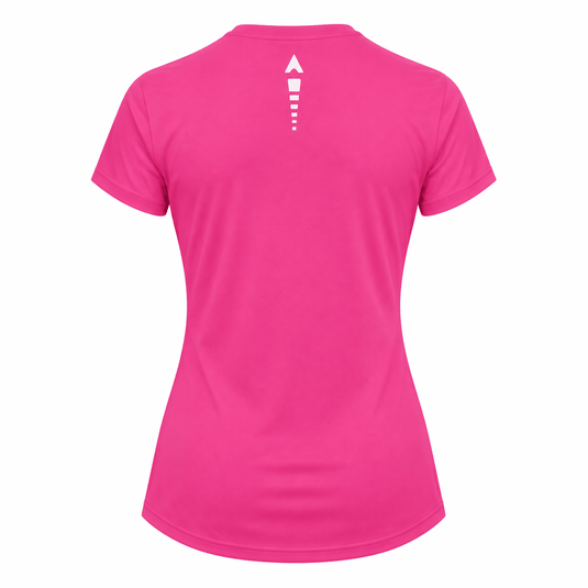 JEORGE Women’s Short Sleeve Running Shirt – Pink - JeorgeSports