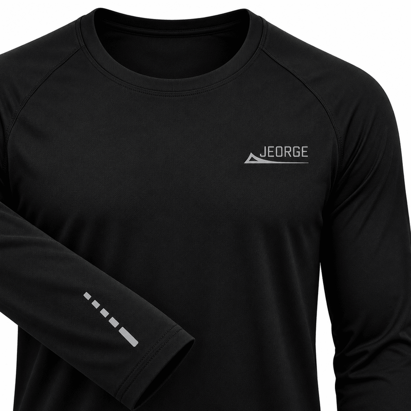 Load image into Gallery viewer, Men's Running Shirt - Long Sleeve - JeorgeSports
