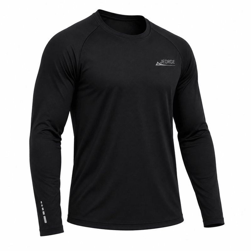 Load image into Gallery viewer, Men's Running Shirt - Long Sleeve - JeorgeSports
