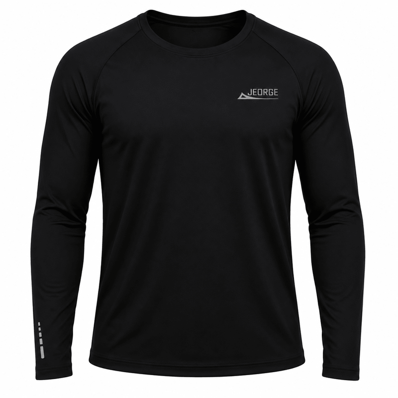 Load image into Gallery viewer, Men's Running Shirt - Long Sleeve - JeorgeSports

