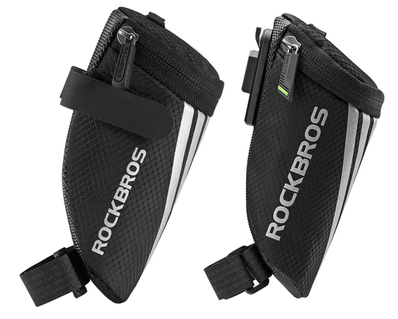 Load image into Gallery viewer, Mini Portable Bicycle Bag Reflective Saddle Bag MTB Road Cycling Nylon Tail Bag Seatpost Panniers Bike Accessories - JeorgeSports
