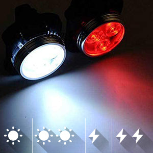 Load image into Gallery viewer, USB Rechargeable Bike Light Set
