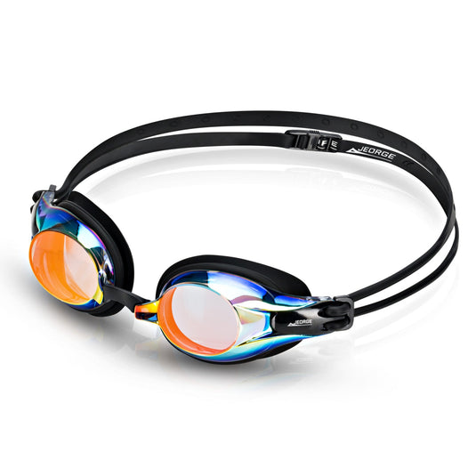 Anti-fog UV-protection Mirrored Coating Racing or Training Goggles.